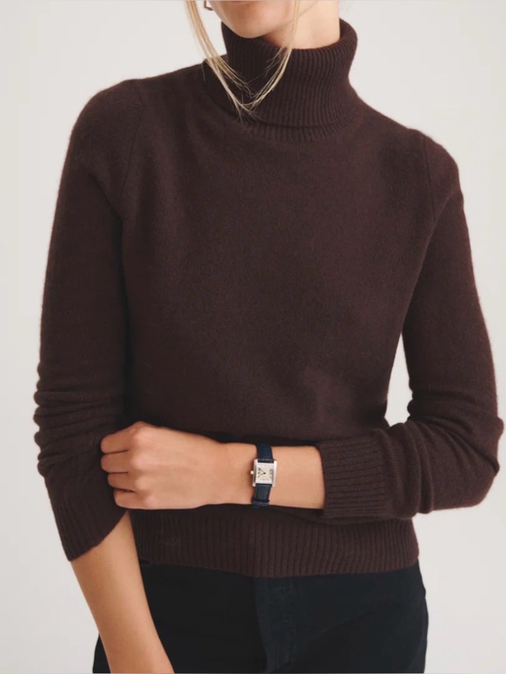 Pendleton 100% Merino Wool Timeless Turtleneck Knit Sweater Chocolate Brown L